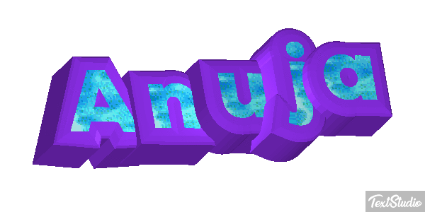 Anuja Text effect