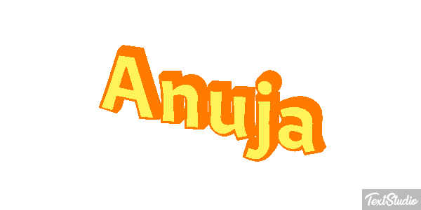 Anuja Text effect