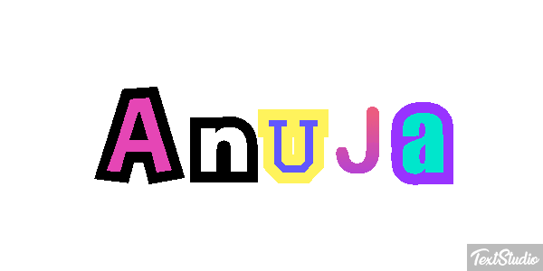 Anuja Text effect