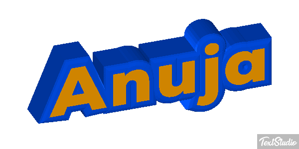Anuja Text effect