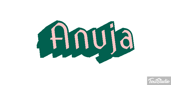 Anuja Text effect