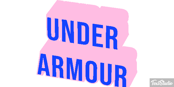 Under Armour Text effect