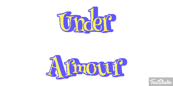 Under Armour Text effect