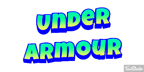 Under Armour Text effect