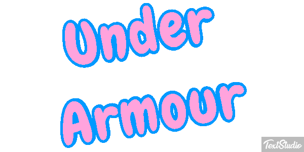 Under Armour Text effect