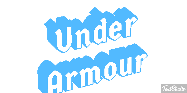 Under Armour Text effect