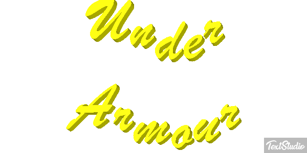Under Armour Text effect