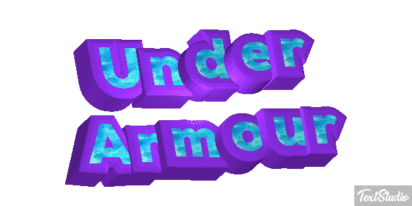 Under Armour Text effect