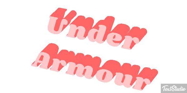 Under Armour Text effect