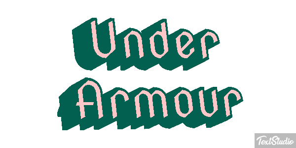 Under Armour Text effect