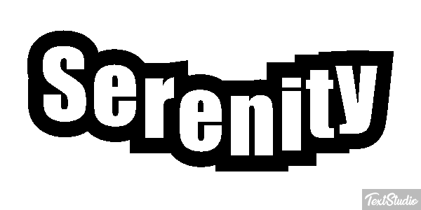 Serenity Efekt tekstowy