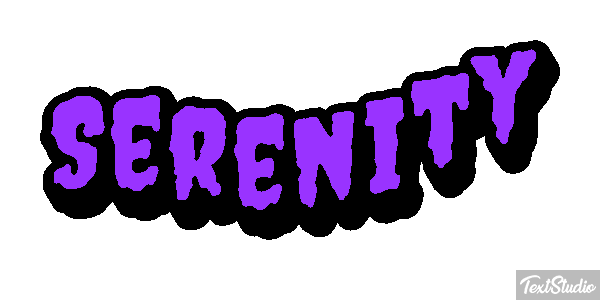 Serenity Efekt tekstowy