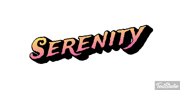 Serenity Efekt tekstowy