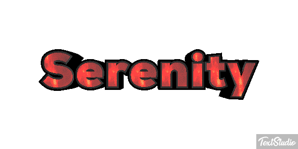 Serenity Efekt tekstowy