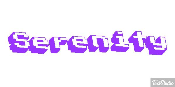 Serenity Efekt tekstowy
