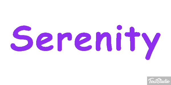 Serenity Efekt tekstowy