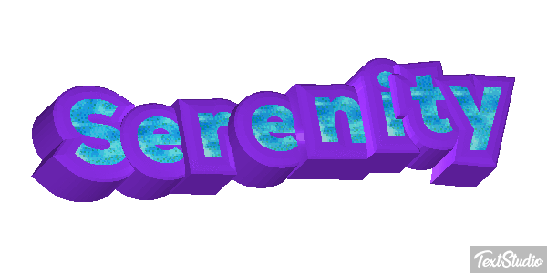 Serenity Efekt tekstowy