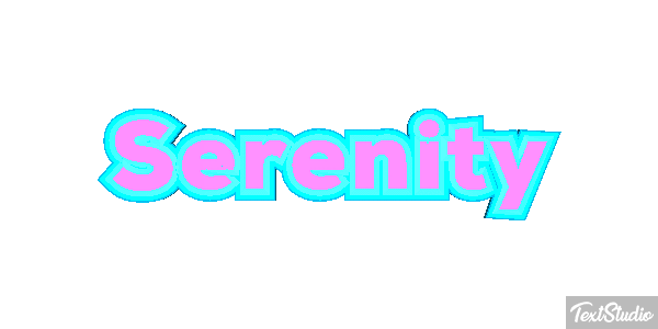 Serenity Efekt tekstowy
