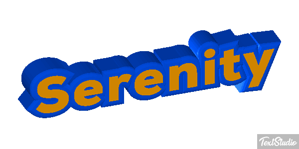Serenity Efekt tekstowy