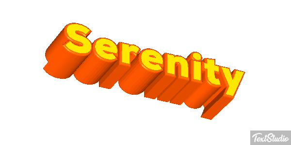 Serenity Efekt tekstowy