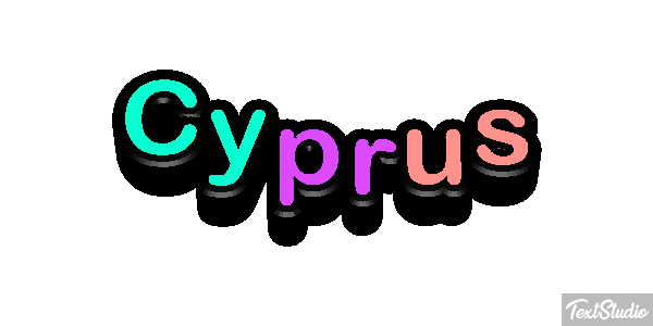 Cyprus Efeito do texto