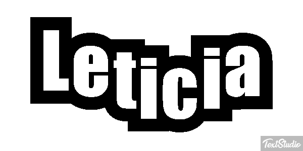 Letícia Tekst effect