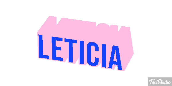 Letícia Tekst effect