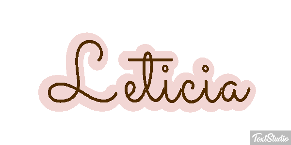 Letícia Tekst effect