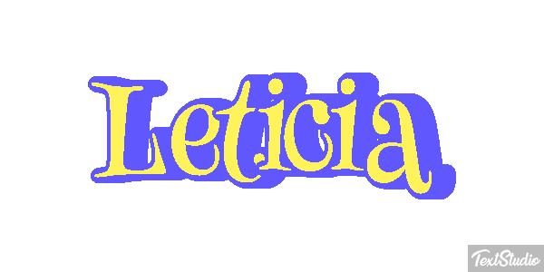 Letícia Tekst effect