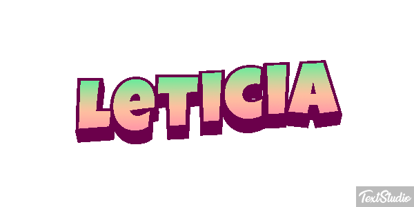 Letícia Tekst effect