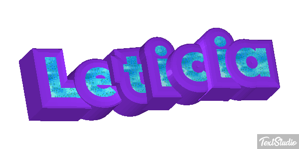Letícia Tekst effect