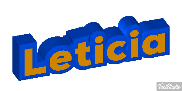 Letícia Tekst effect