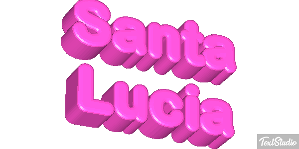 Santa Lucía Effetto testo