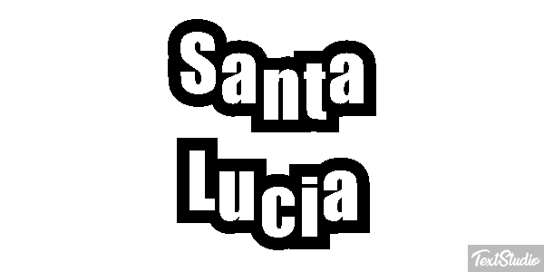 Santa Lucía Effetto testo