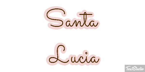 Santa Lucía Effetto testo