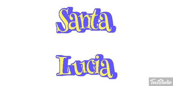 Santa Lucía Effetto testo