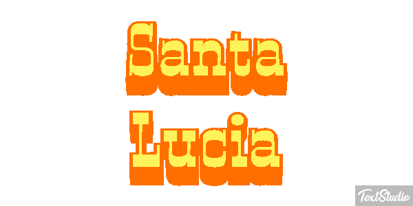 Santa Lucía Effetto testo
