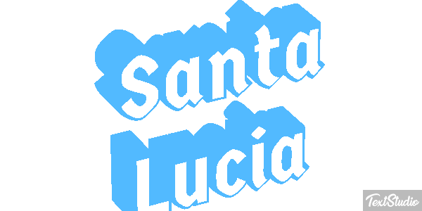 Santa Lucía Effetto testo