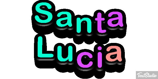 Santa Lucía Effetto testo