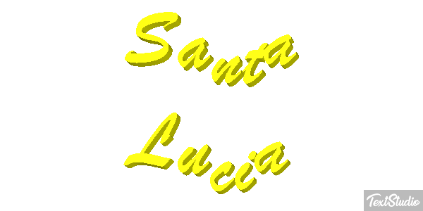 Santa Lucía Effetto testo