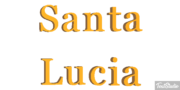 Santa Lucía Effetto testo