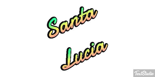 Santa Lucía Effetto testo