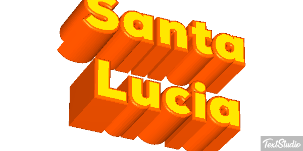 Santa Lucía Effetto testo