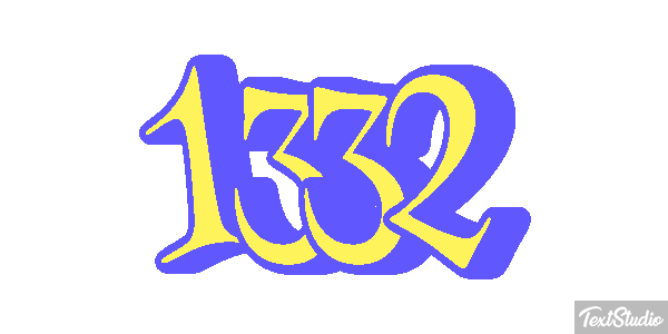 1332 Text effect