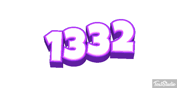 1332 Text effect