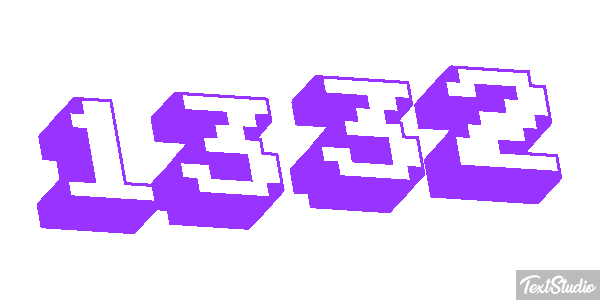 1332 Text effect