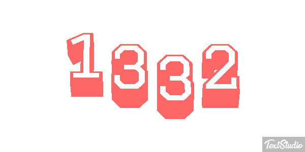 1332 Text effect