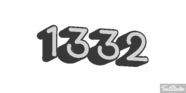 1332 Text effect