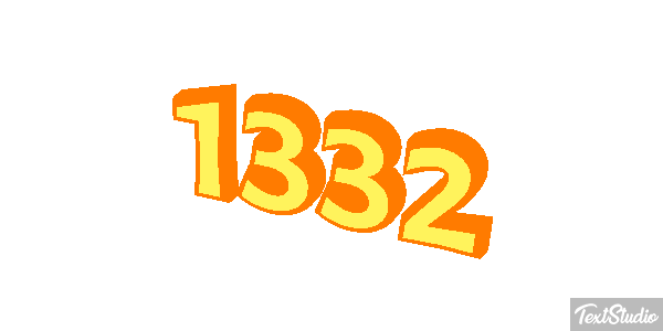 1332 Text effect