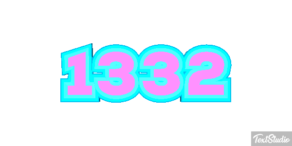 1332 Text effect